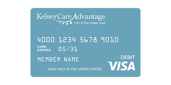 Image of a KelseyCare Advantage Flex Card