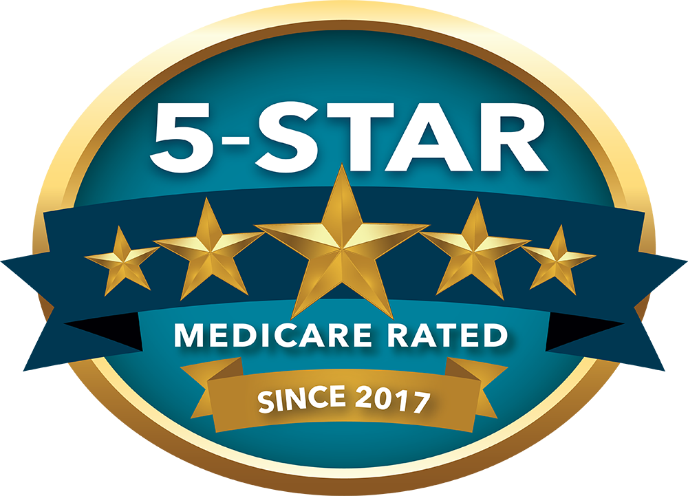 5 Star Medicare Rated Badge